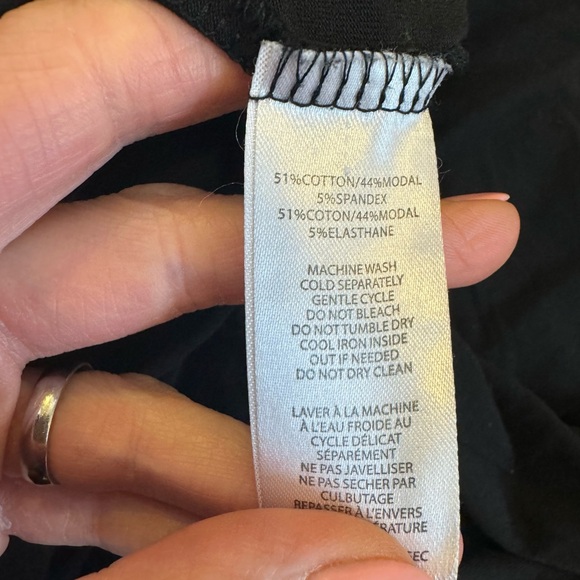 Beach Lunch Lounge Black Smocked Maxi Dress Sleeveless Stretch Size M - Picture 8 of 8